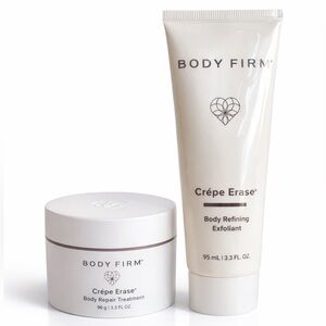 Body Firm Crème Erase 2 Step Body Repair & Exfoliant Set NWT
